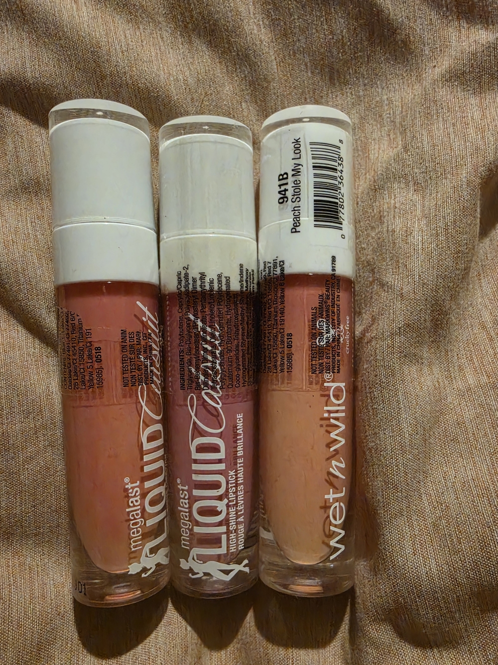 Wet n Wild Megalast Liquid Catsuit Lipstick  Lot of 3